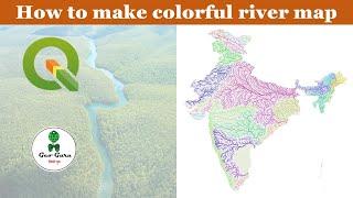 Creating a Stunning and Informative River Map with QGIS (No Python or ArcGIS Needed) screenshot 2