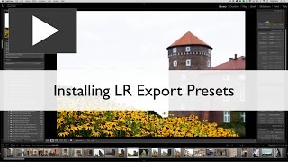 Installing Lightroom Export Presets