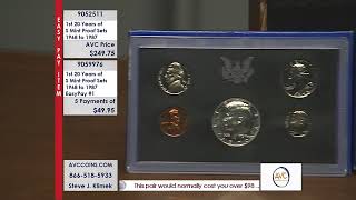 1st 20 Years of S Mint Proof Sets - 1968 to 1987 - with Easy Pay Option