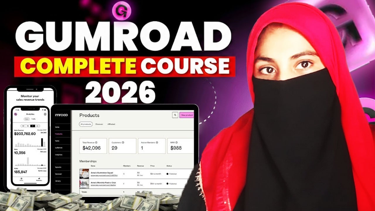 Gumroad Complete Course 2026 | Sell Digital Products on Gumroad - YouTube