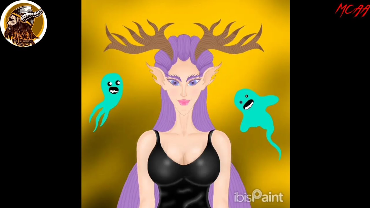 Digital art for beginners/ how to draw horn girl drawing/digital art/ step by step drawing