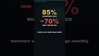 The 85% Yield That Lost 70% of Your Money (NAV Erosion Explained) #trading #stockmarket #stocks