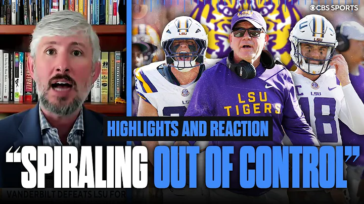 No. 10 LSU loses to No. 17 Vanderbilt for 1st time since 1990, Brian Kelly in trouble? | Game Recap