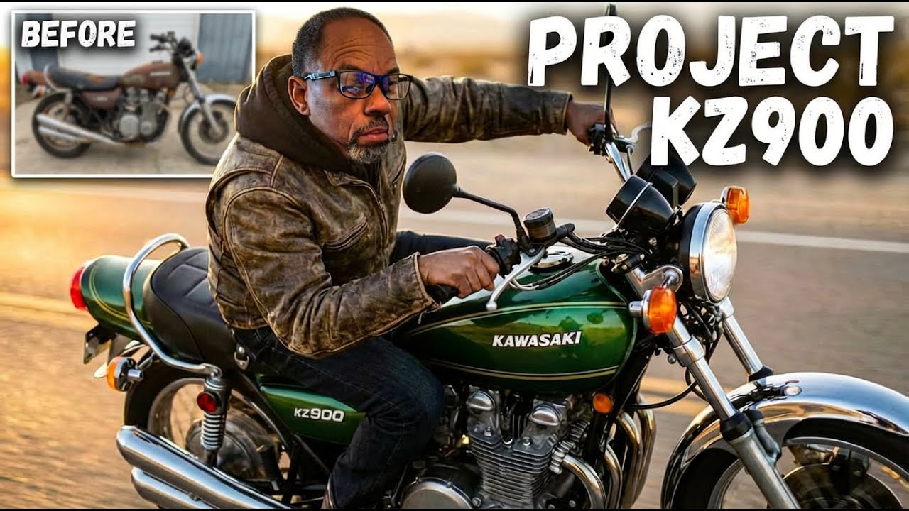 かずさん Andy's Project Kawasaki KZ900 - YouTube