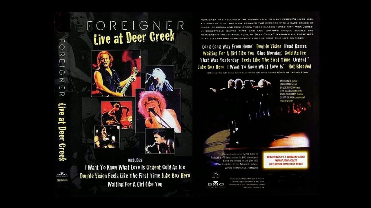 Foreigner Live @ Deer Creek (1993) - YouTube