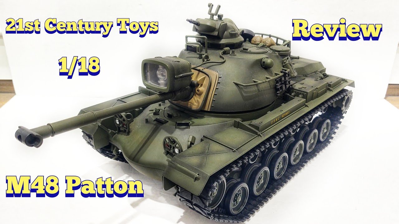 21st Century Toys 1/18 アメリカ軍 M48 主力戦車 1:18 Scale M48A3 Patton Tank Review (21st Century Toys