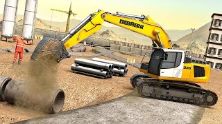Tài xế xe tải, máy xúc xây dựng hạn nặng | Building Construction House City | ANDROID & IOS screenshot 5