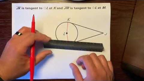 Two Tangents Theorem Proof