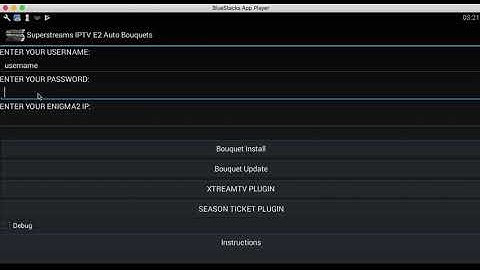 ENIGMA2 IPTV BOUQUETS INSTALL, ANDROID APP METHOD
