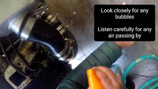 DIY: Evo boost leak test
