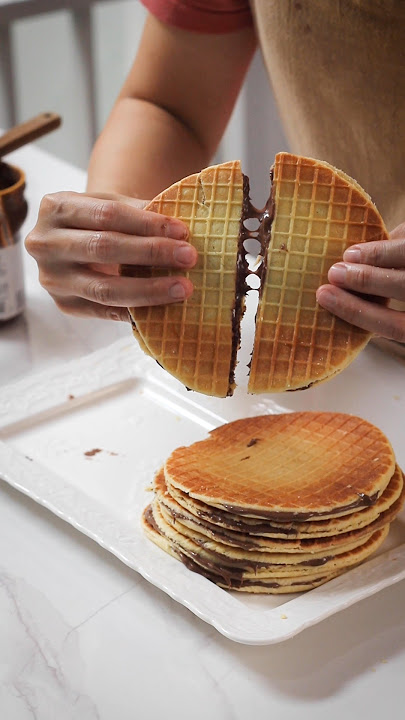 Easy Nutella Syrup Wafer #pufflova
