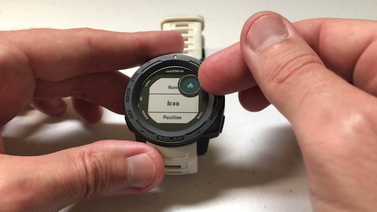 Garmin Instinct Watch - How To Save Your Location - YouTube