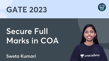 Secure Full Marks in COA for GATE 2023 | Sweta Kumari
