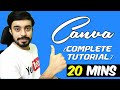 Canva Tutorial - canva tutorial for beginners in Hindi | Canva Complete Course 2020