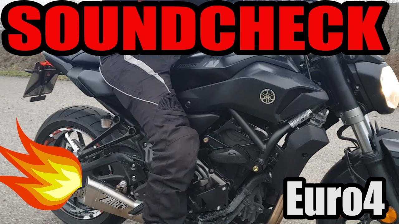Yamaha Mt07 ZARD Komplettanlage mit + ohne Db Killer FLYBY // Euro4
