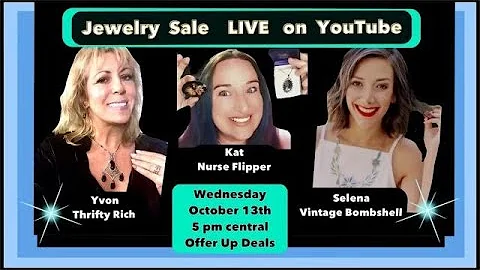 Jewelry Sale  Special Guest Selena Vintage Bombshell