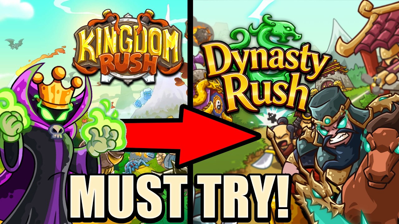 If You LOVE Kingdom Rush, CHECK THIS GAME ! | DYNASTY RUSH
