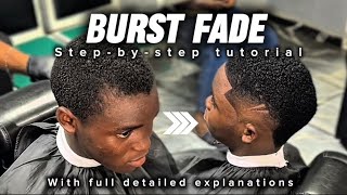 “Beginner Burst Fade Guide | Learn This Cut in 20 Minutes!” 💈✂️📌 @YourCelebritybarber 