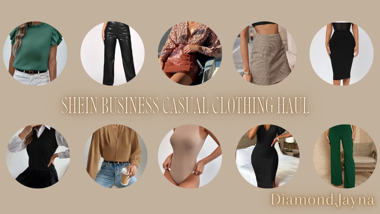 SHEIN BUSINESS CASUAL CLOTHING HAUL haul sheinhaul YouTube