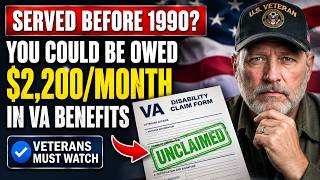 Served Before 1990 You Could Be Owed an Extra $2,200/Month in VA Benefits | Veterans Must Watch