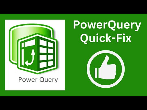 Error Fix - Query references other queries or steps so it may not directly access a data source