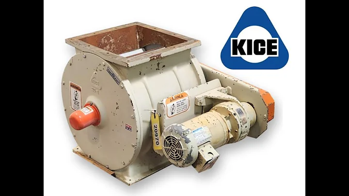 Used 15" Kice Industries VJ 20X15X15 Airlock Rotary Valve