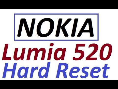 How to Hard reset Nokia lumia 520 640 1320 610 435 430 920 720