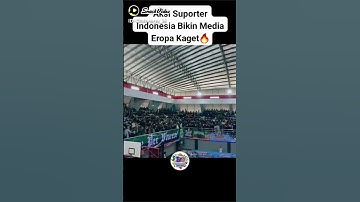 AKSI SUPORTER INDONESIA  BIKIN MEDIA EROPA KAGET 🔥🔥(NO COMMENT)