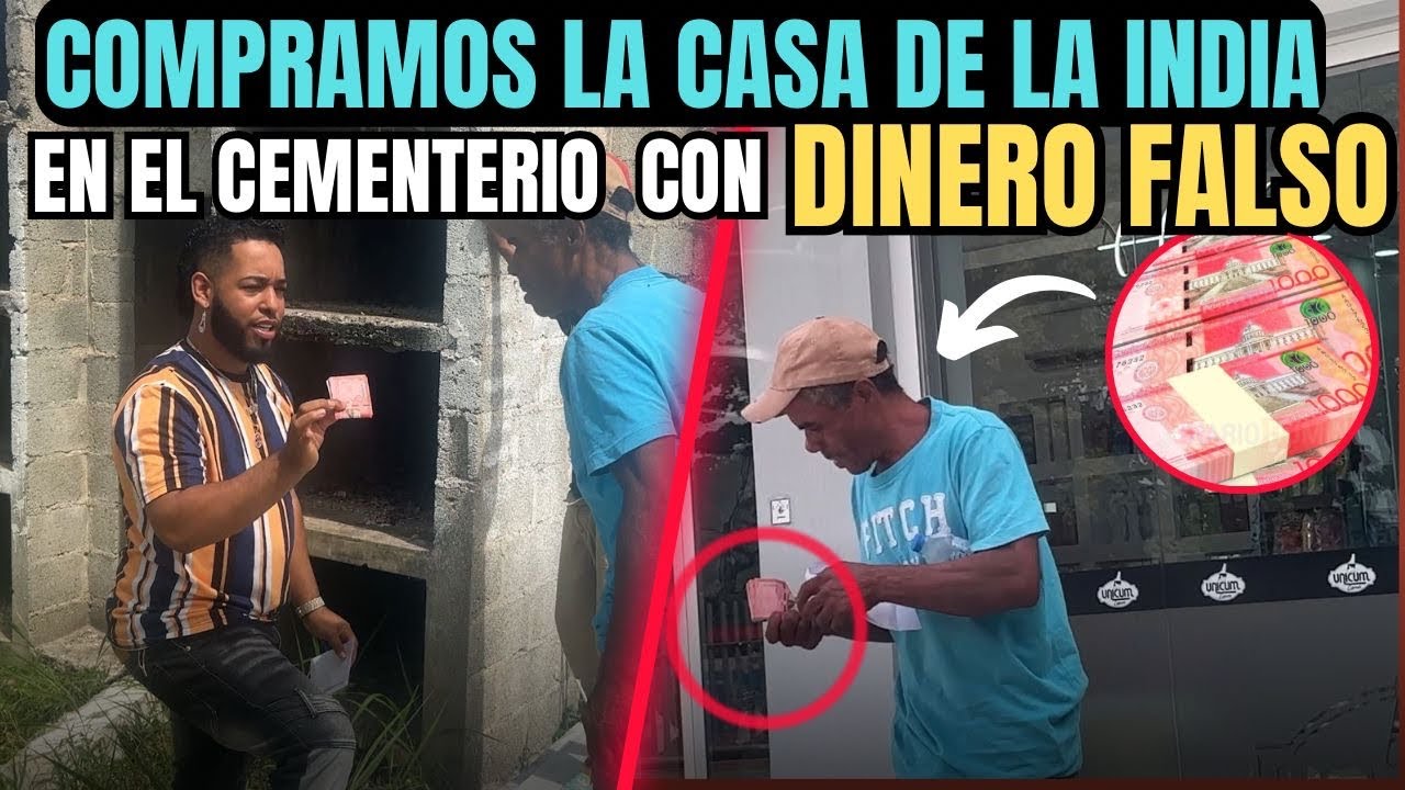 LO MANDAMOS A COMPRAR CON DINERO FALZO