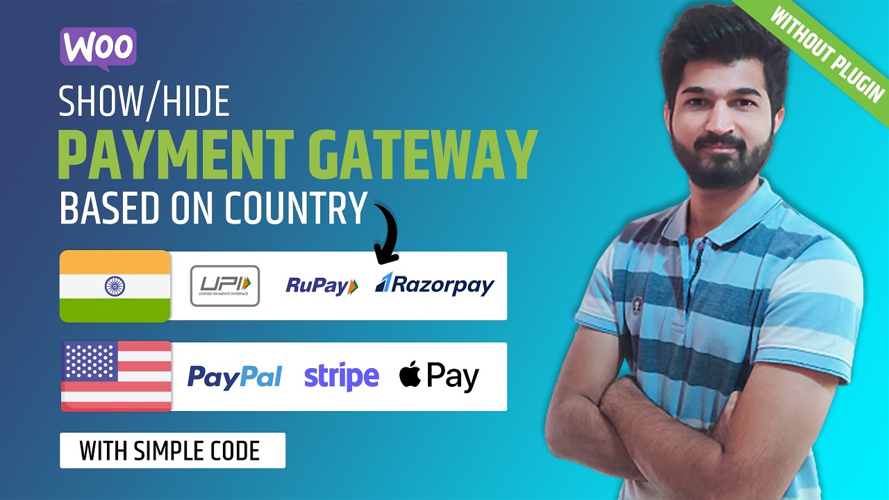 Show or Hide Payment Gateways by Country in Woocommerce | Without ...