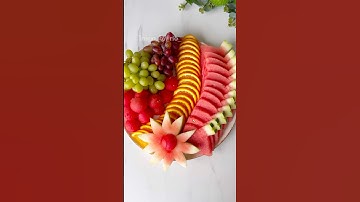 Beautiful Way to Cut & Serve Watermelon! 🍉 Quick & Easy Fruit Platter Tutorial✨