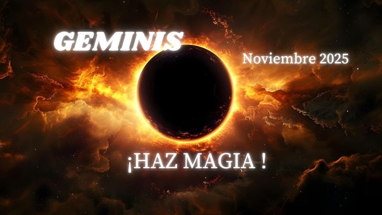 GÉMINIS ♊ El Genio Sale de la Lámpara 🧞‍♂️ Tu Deseo se Cumple NOVIEMBRE ...