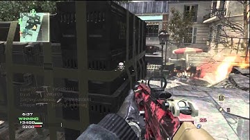 Camp Spot MW3 Resistance TDM 27-2 (Hockey Glory gameplay)