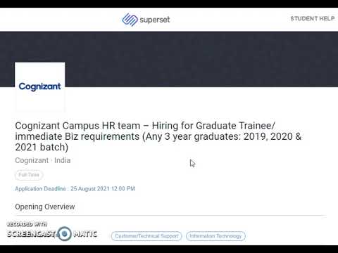 ?HBC Software Engineer Trainee? | ?Cognizant Off Campus Drive ?| ?Eurofins Recruitment? | ?Apply now