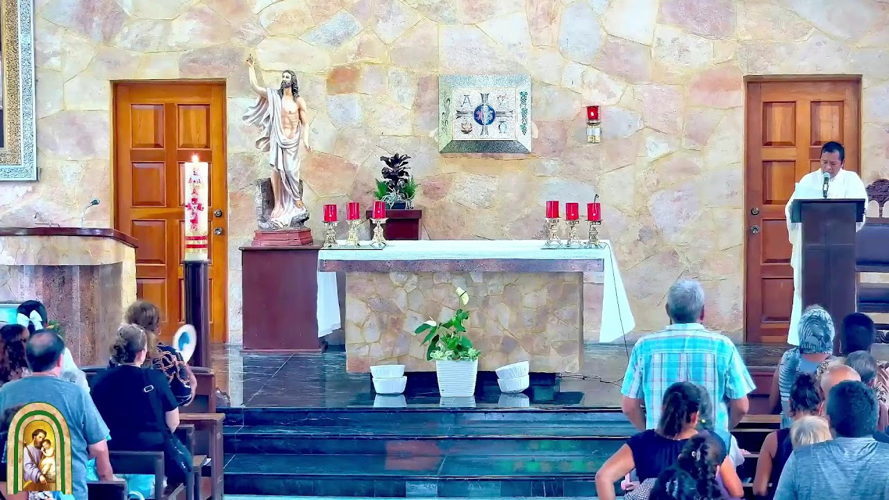 Misa del día Domingo 19 de Abril  2026, Parroquia de San José La Poza, Acapulco, Gro.