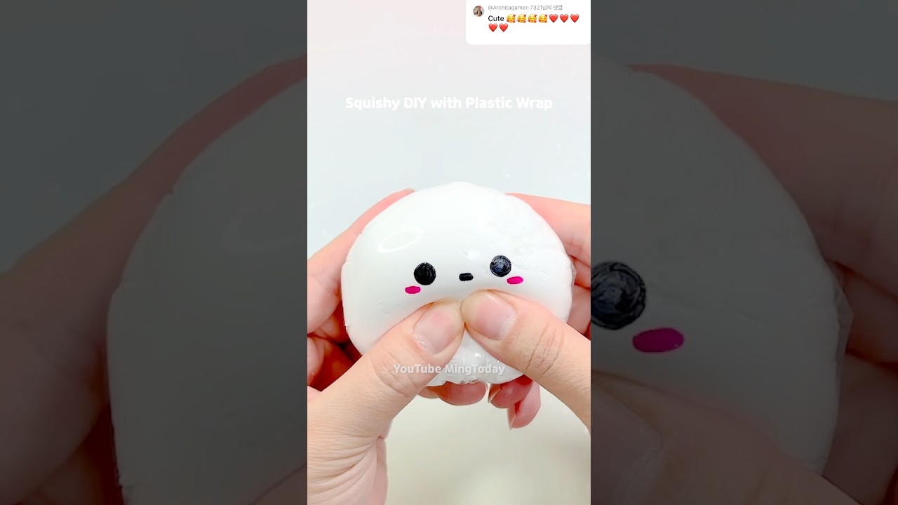 Мягкий друг из плёнки DIY!💕