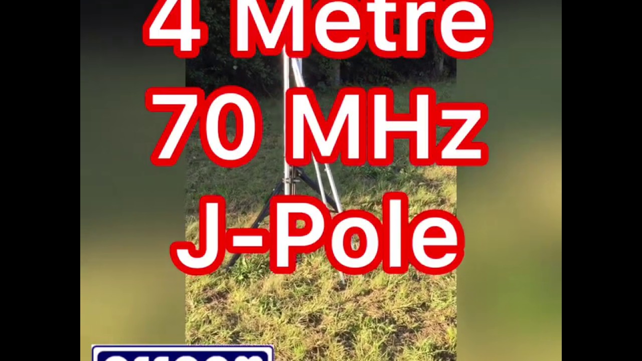 J-Pole 4m Antenna manufactured by Ceecom Amateur Radio Antennas. JPole for 4 Metre 70MHz Band