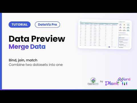 Data Preview · Merge Data | DataViz Pro Tutorial