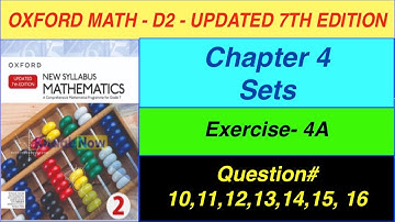 D2 Math Exercise 4A Updated 7th edition |Exercise 4A Question # 10, 11, 12, 13, 14, 15, 16,