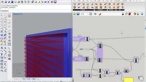 130 - Grasshopper - Herzog & DeMeurons Signal Box Building Facade 4 - Remap Curve Ruled Surface