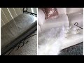 HOW TO UPHOLSTER A TUFTED FOOT STOOL/HOME DECOR MAKEOVER/FOOT STOOL DIY/ EASY HOME DECOR DIY 2018