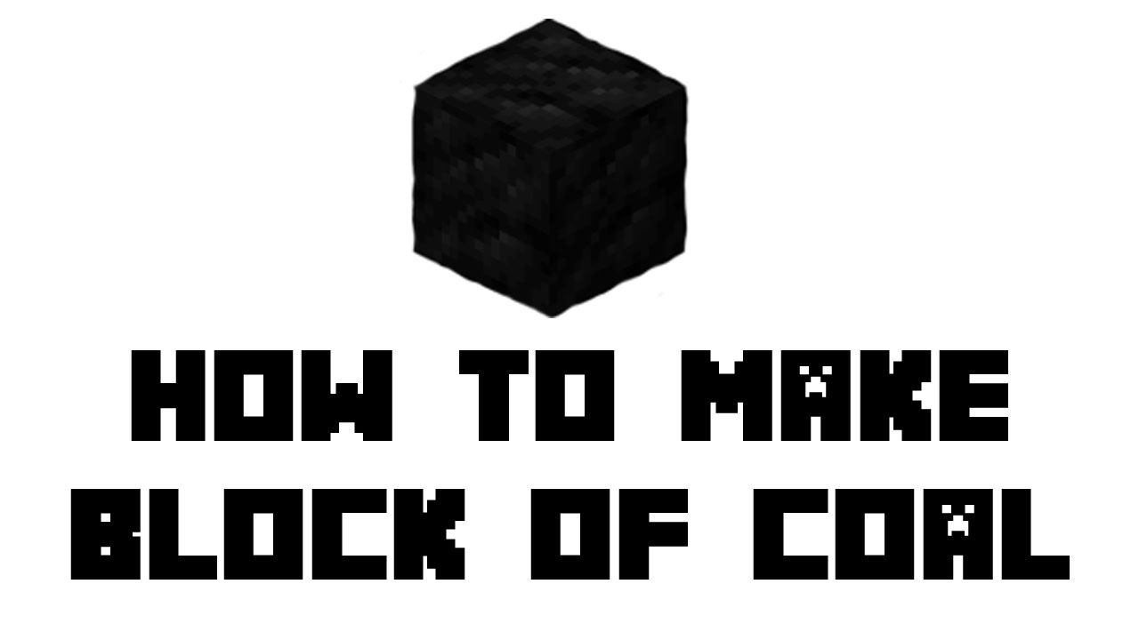 Minecraft Survival: How to Make Block of Coal - YouTube