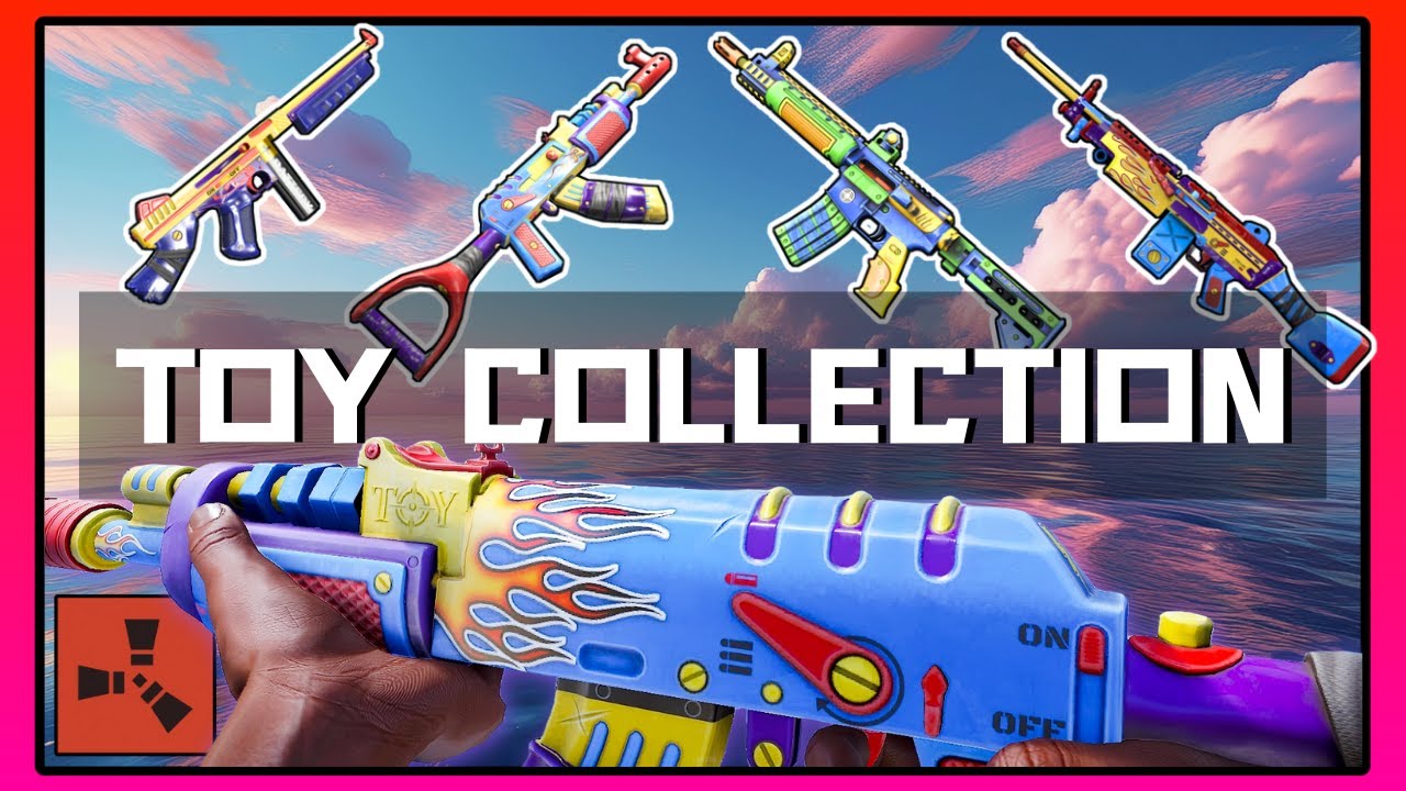 Оружейные скины Toy Collection в RUST!