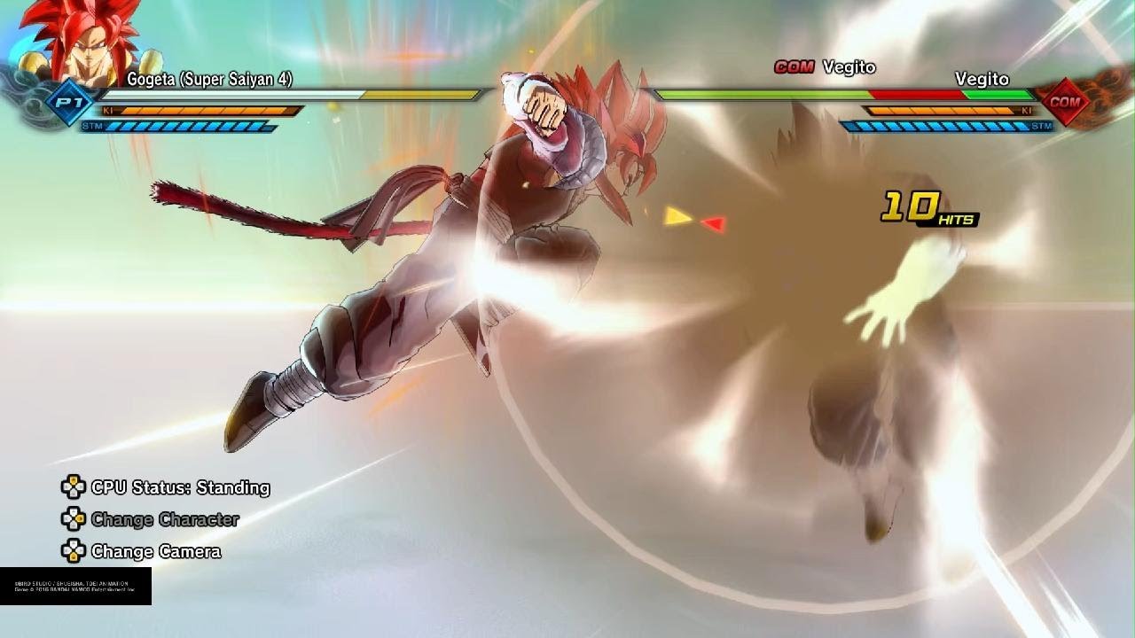 Basic SSJ4 Gogeta Tech Combo | Dragon Ball Xenoverse 2