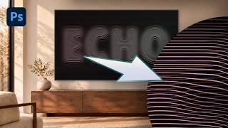 Photoshop Optical Illusion Text Effect: Lines to Depth