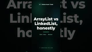 ArrayList vs LinkedList, honestly - Senior Code