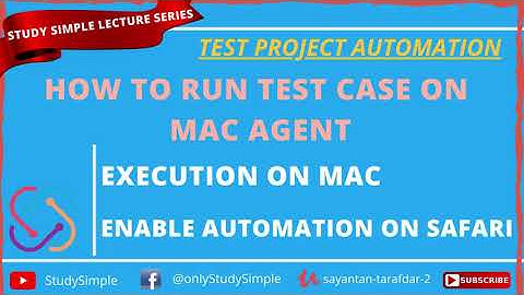 How to execute testcases in Mac for TestProject Automation using TestProject Agent | StudySimple