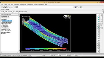 Ansys Tutorials - Analysis of  I section simply supported beam subjected to point load in ansys