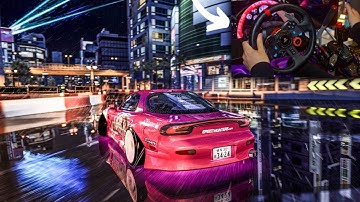 RX-7 Night City Drift | Assetto Corsa | 4K