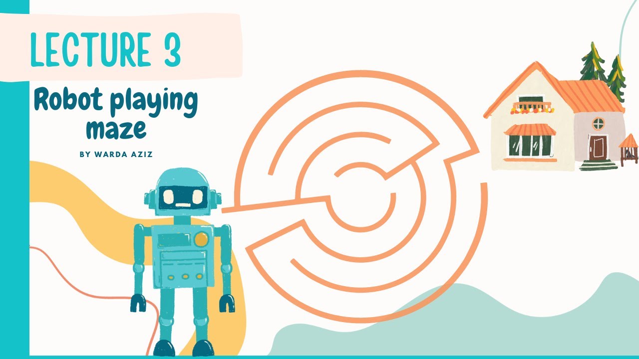 Moving a robot through a maze ICT starter grade 2|lecture 2| robot ...